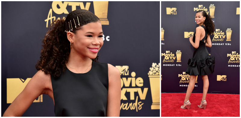 Storm Reid at the 2018 MTV Movie & TV Awards